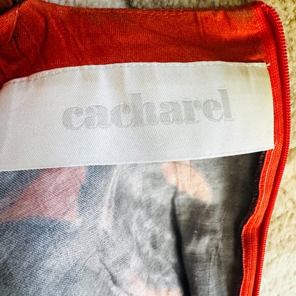 Cacharel Dress- stunning cut and pattern- size US 6 - Picture 11 of 15